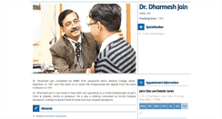 Desktop Screenshot of drdharmeshjain.com